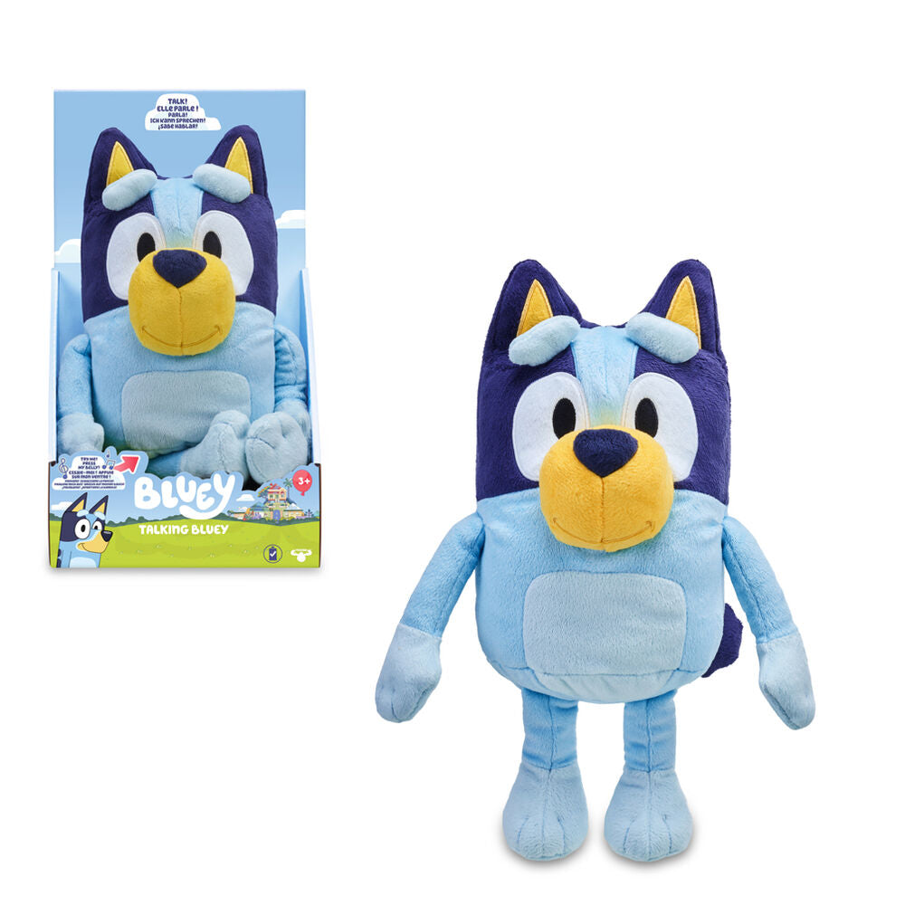 Peluche Falante Bluey 25cm