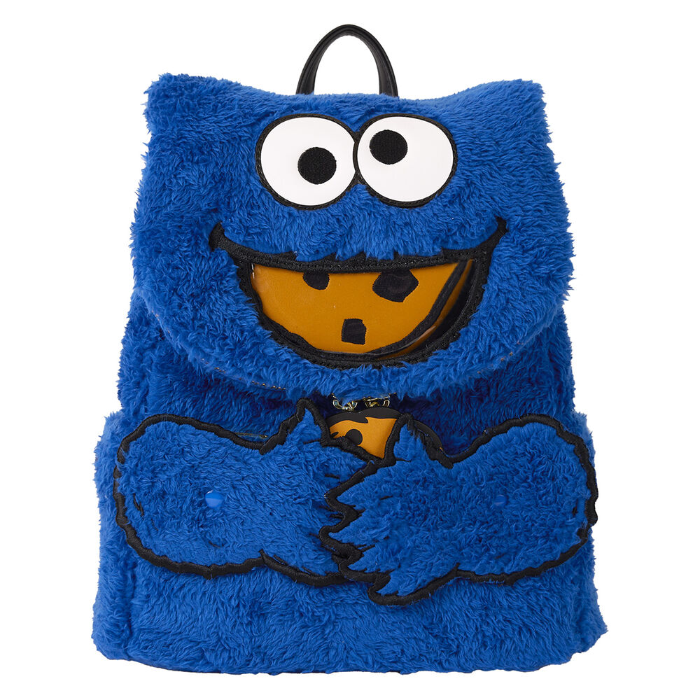 Mochila Casual Cookie Monster Rua Sésamo Loungefly