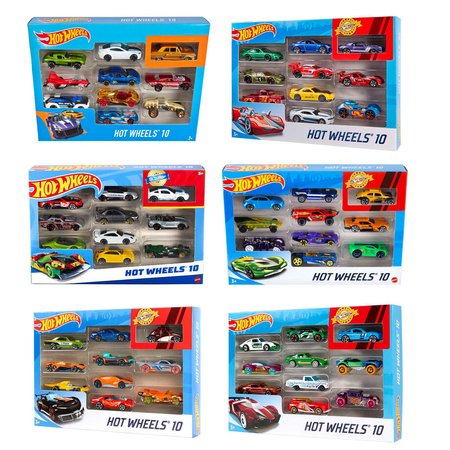 Pack 10 Carros Hot Wheels Sortido