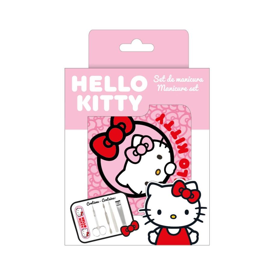 Kit de Manicure Hello Kitty Rosa