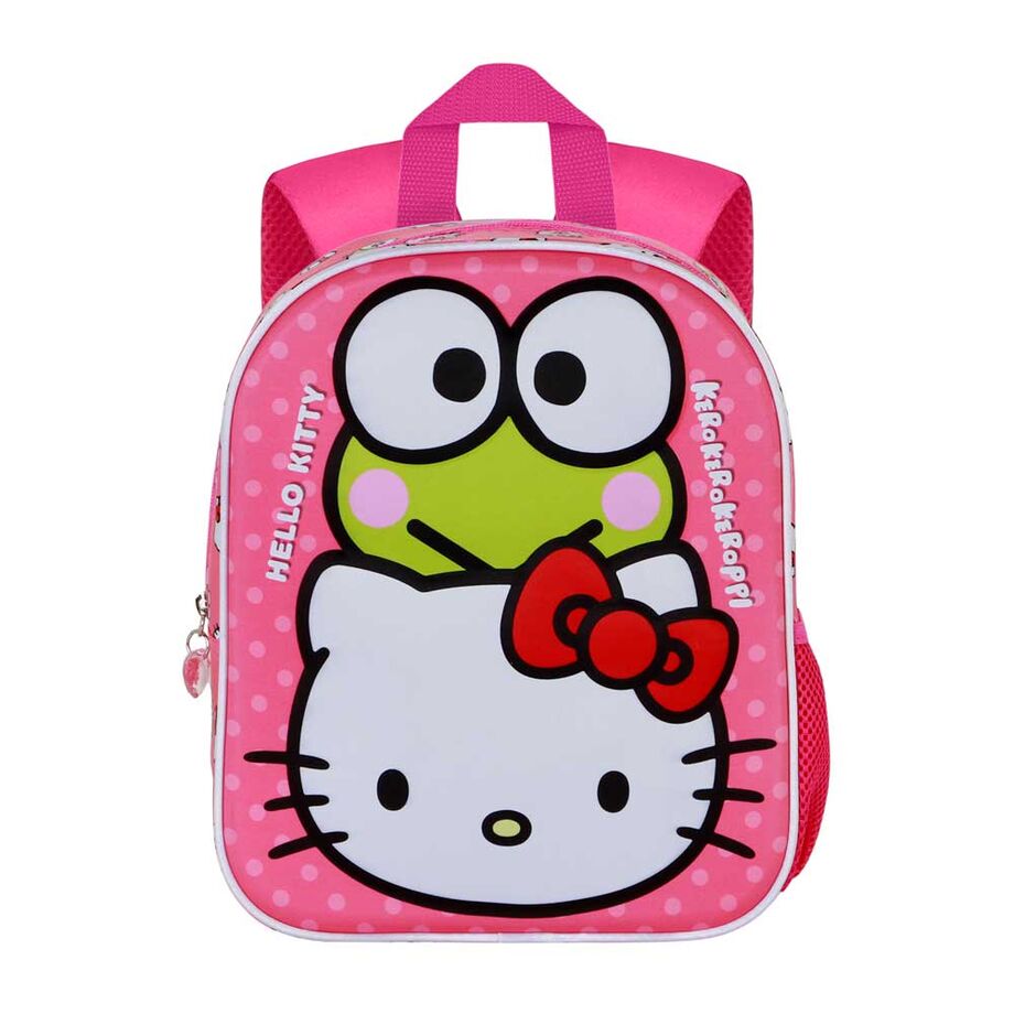 Mochila Pré-Escolar 3D Funny Hello Kitty 31cm