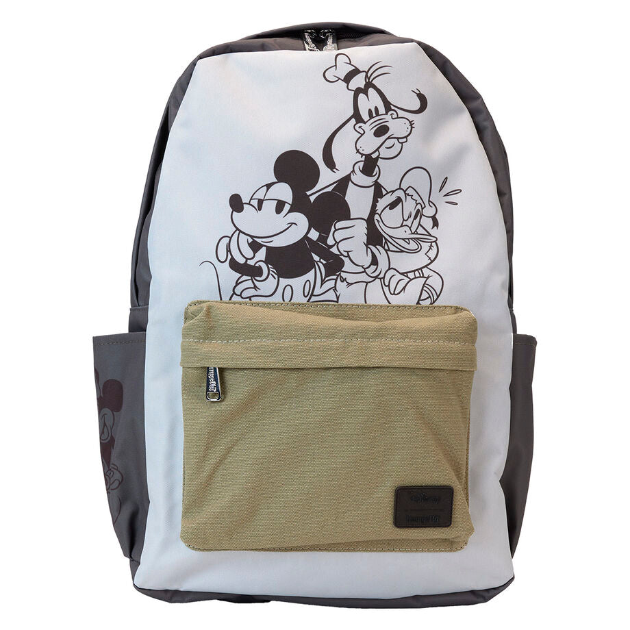 Mochila Escolar Nylon Mickey and Friends Disney Loungefly 44cm