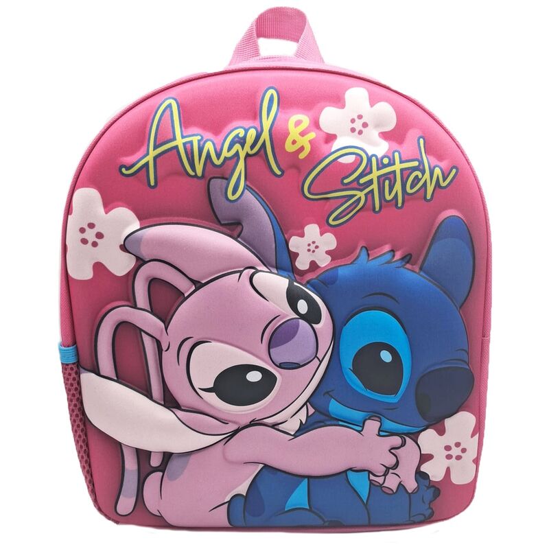 Mochila Pré-Escolar 3D Stitch Disney 30cm