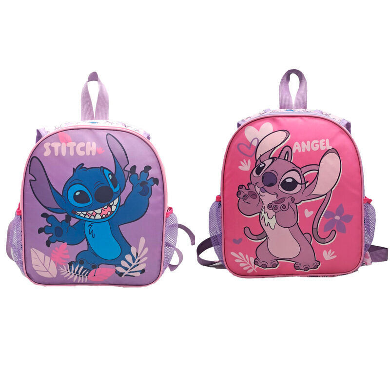 Mochila Pré-Escolar Reversivel Stitch Disney 30cm