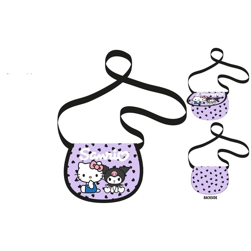 Bolso bandolera Kuromi &amp; Hello Kitty