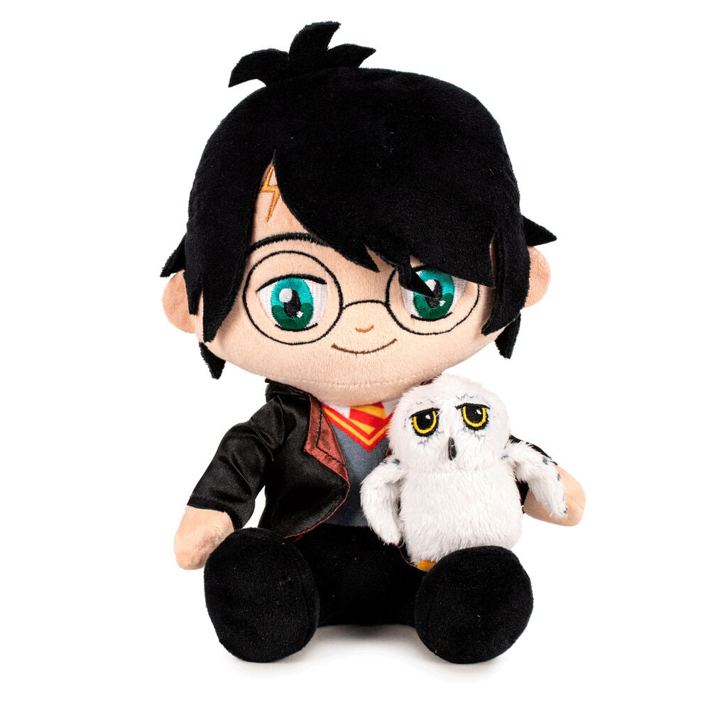 Peluche Harry Potter &amp; Hedwig Harry Potter 25cm