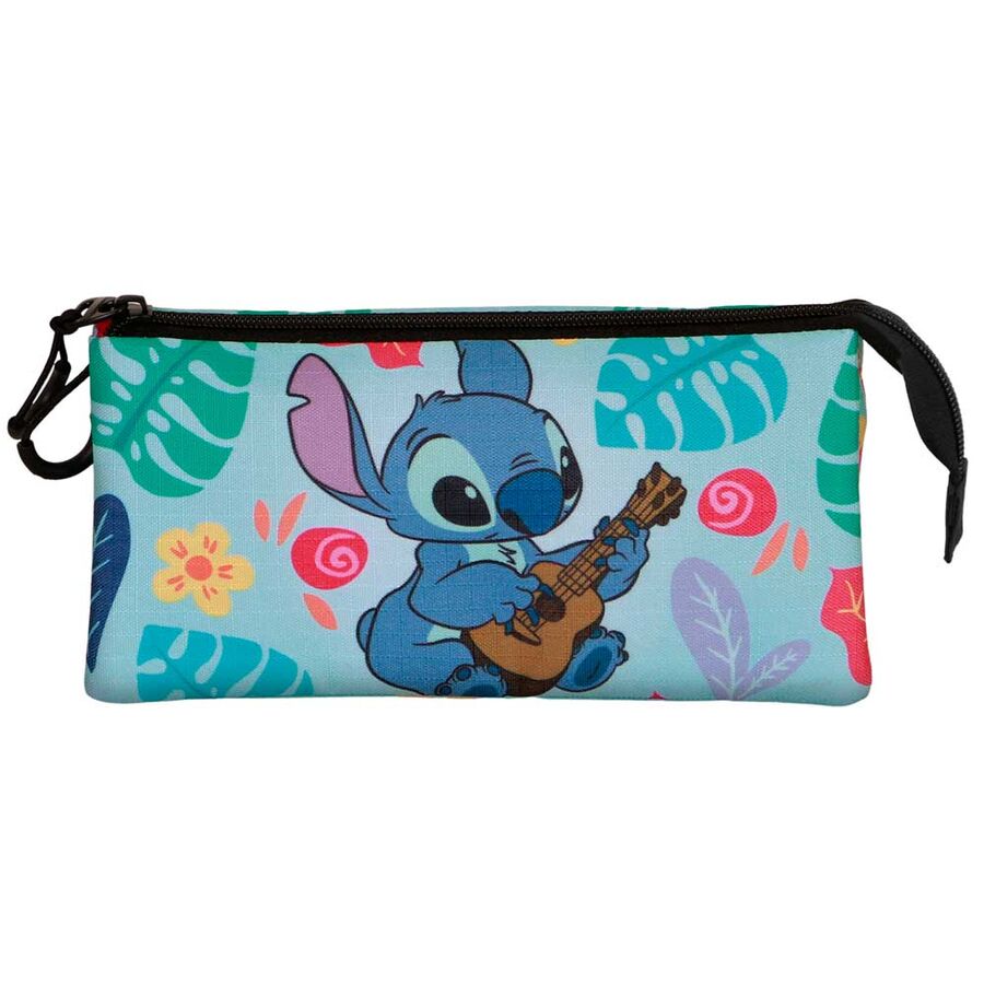 Estojo Triplo Guitar Stitch Disney