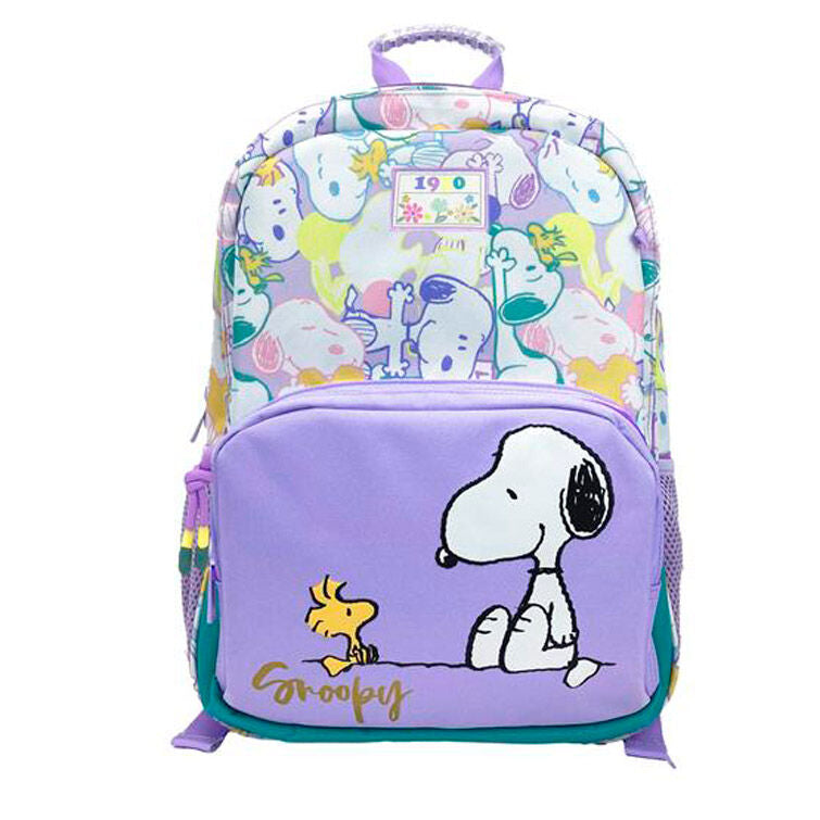 Mochila Escolar Snoopy 42cm Adaptável