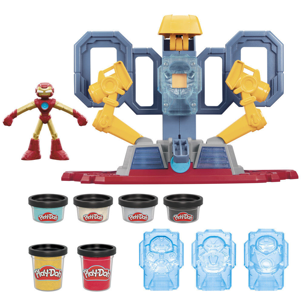 Play-Doh Marvel Laboratório de Armaduras Homem de Ferro