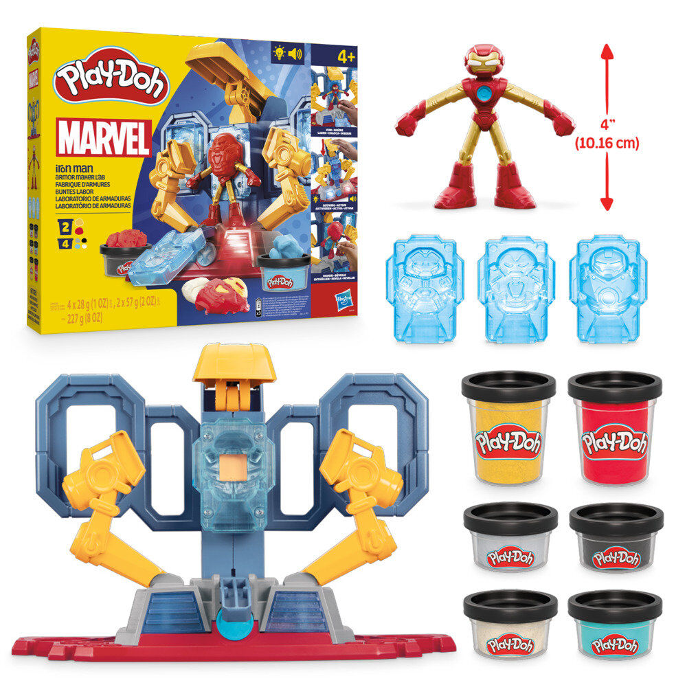 Play-Doh Marvel Laboratório de Armaduras Homem de Ferro