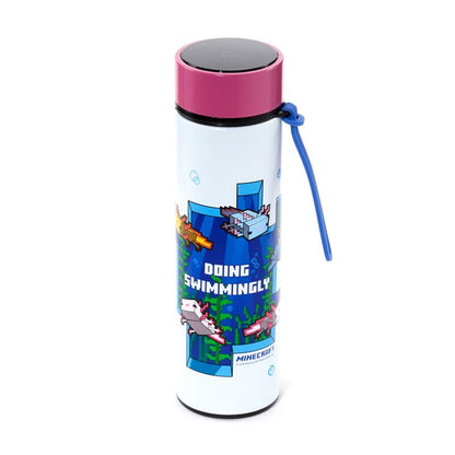 Garrafa térmica de aço inoxidável Minecraft Axolotl 450ml