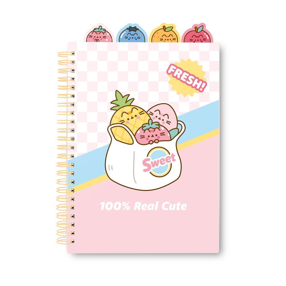 Caderno A5 Pusheen Fruits