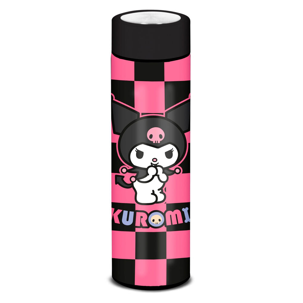 Garrafa Aço Inoxidável Chess Kuromi Hello Kitty and Friends 500ml
