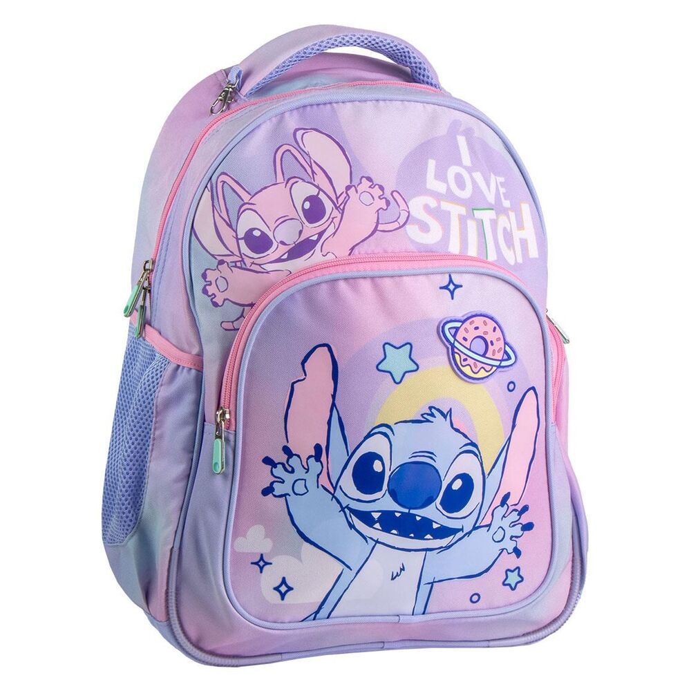 Mochila Escolar Stitch Disney 42cm