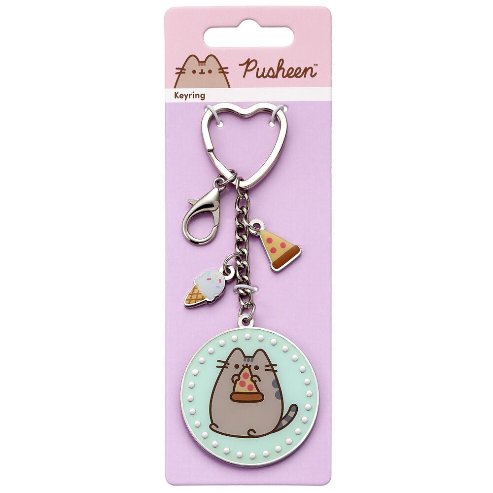 Porta-Chaves Pizza Pusheen