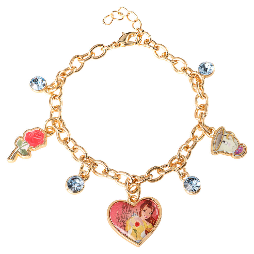 Pulseira charm Princesas Disney