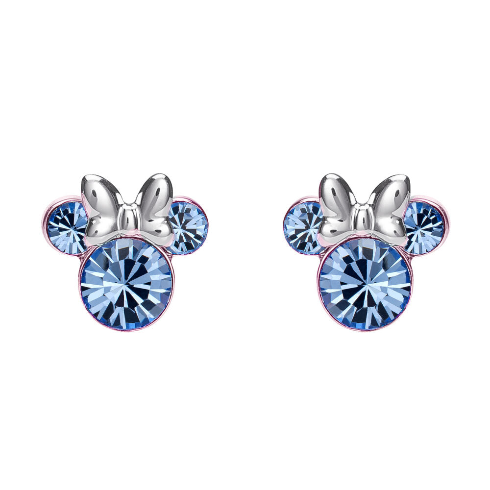 Pendientes Diciembre Minnie Disney plata
