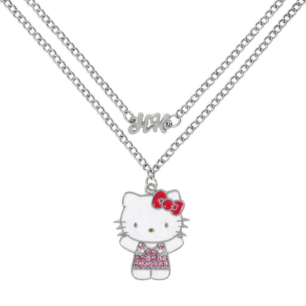 Colar Prata Hello Kitty and Friends