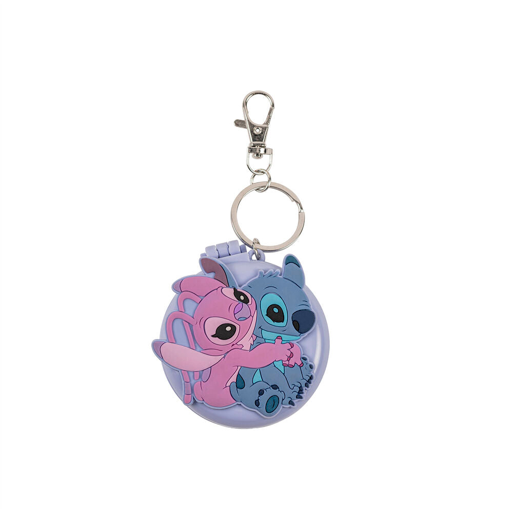 Porta-Chaves Pincel e Espelho Stitch Angel Disney