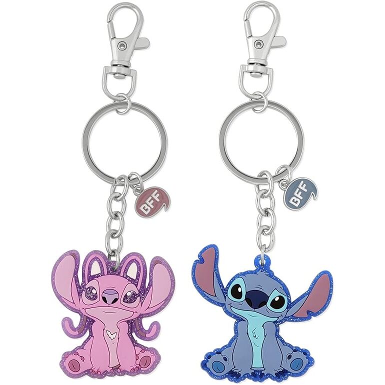 Set 2 Porta-Chaves Angel Stitch Disney