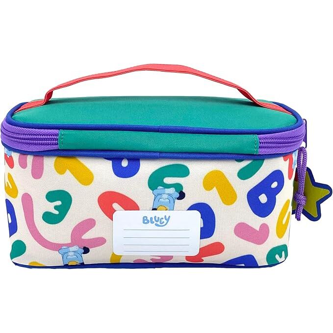 Bolsa Necessaire Rainbow Bluey