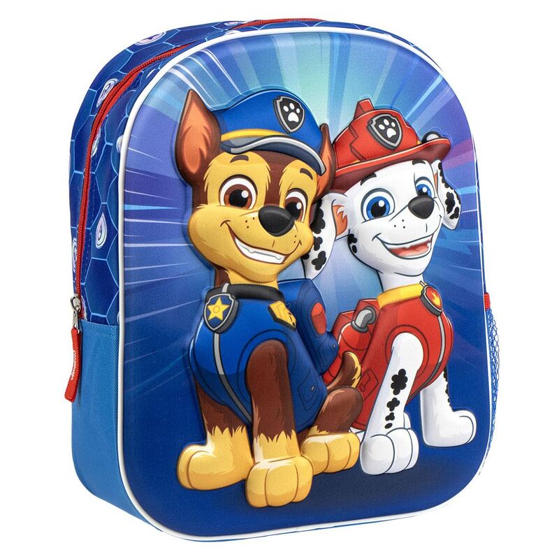 Mochila Pré-Escolar 3D Patrulha Pata 31cm