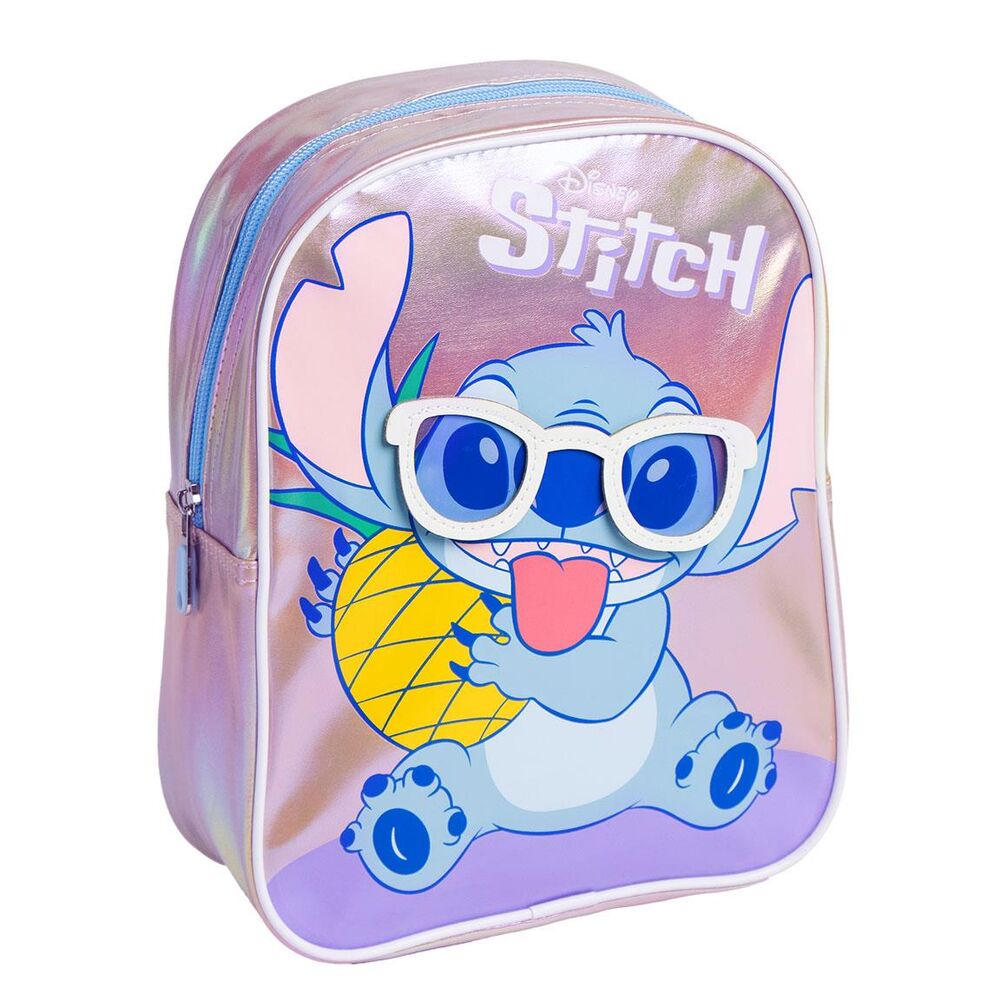 Mochila Pré-Escolar Stitch Disney 27cm