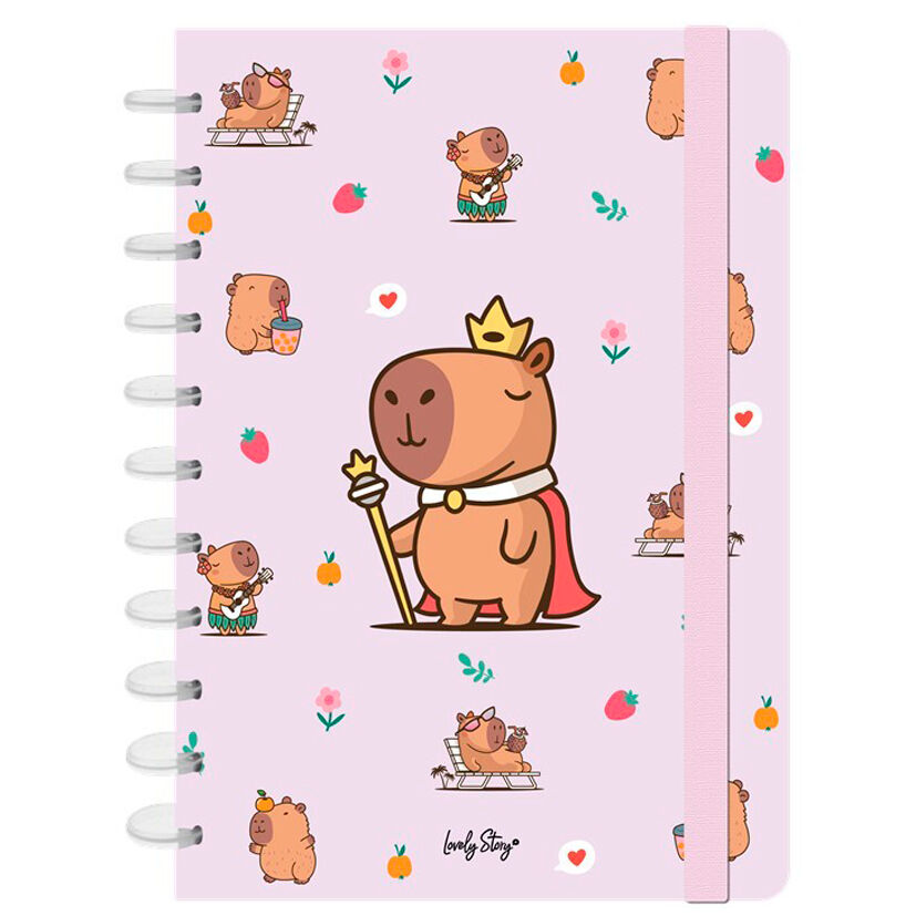 Caderno A4 Majesty Capibara