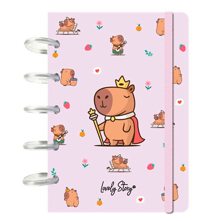 Caderno A6 Majesty Capibara