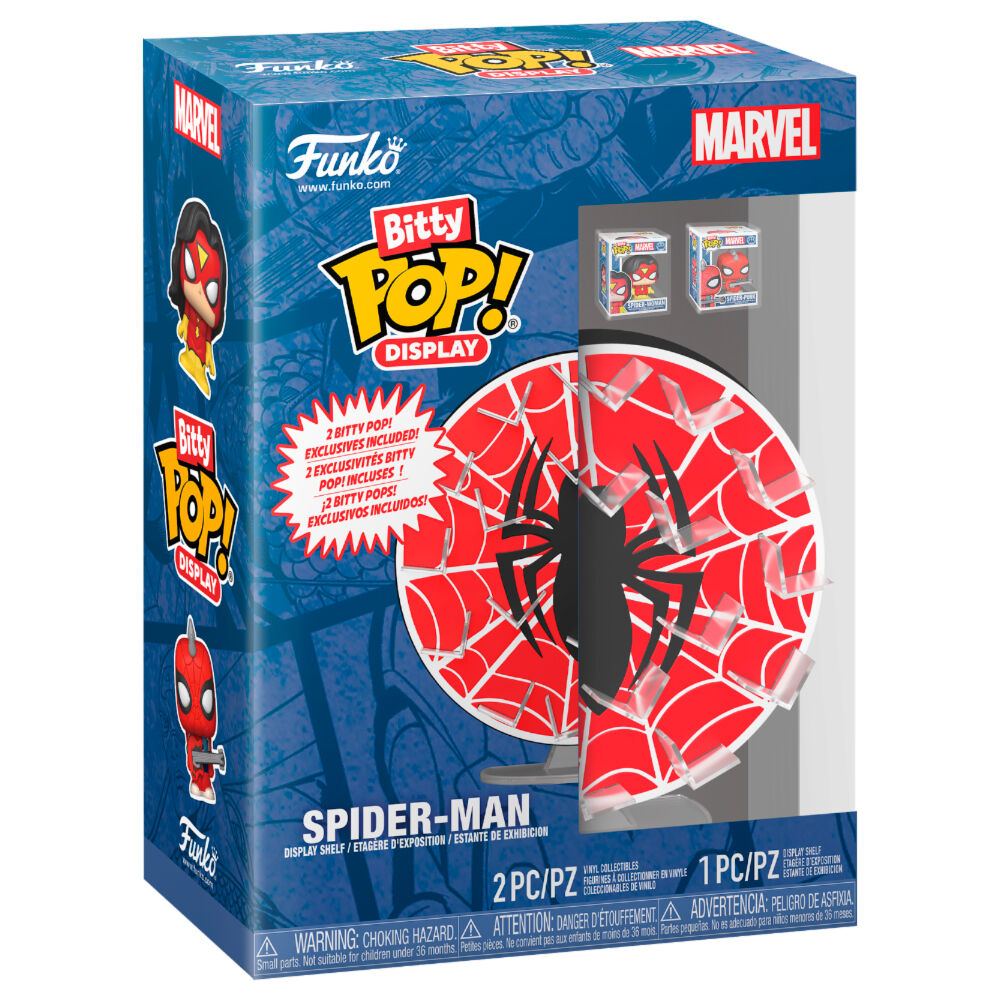 Figura Funko Bitty POP! Display: Marvel - Spider-Man