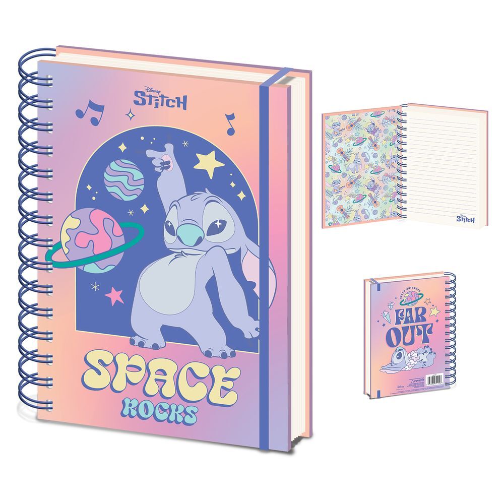 Caderno A5 Stitch Disney