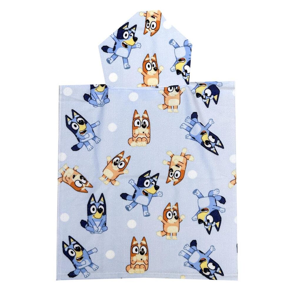 Poncho de Praia Microfibra Bluey
