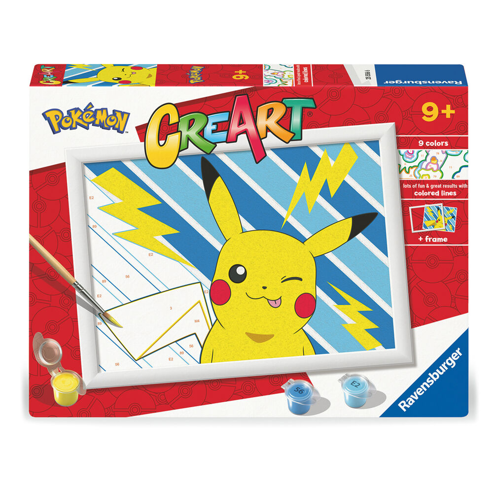 Set de Papelaria Kit de pintura CreArt Pikachu Pokemon