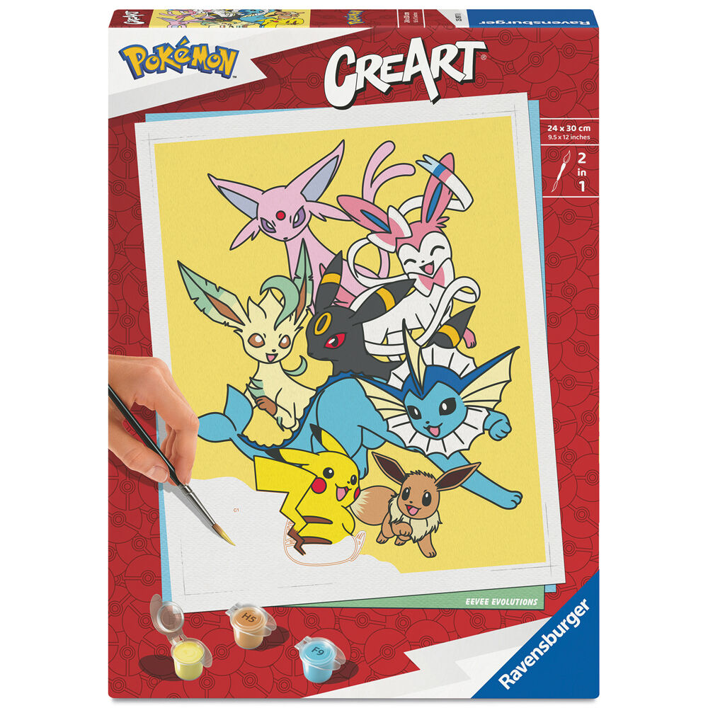 Kit de pintura CreArt Legendarios Pokemon Adulto