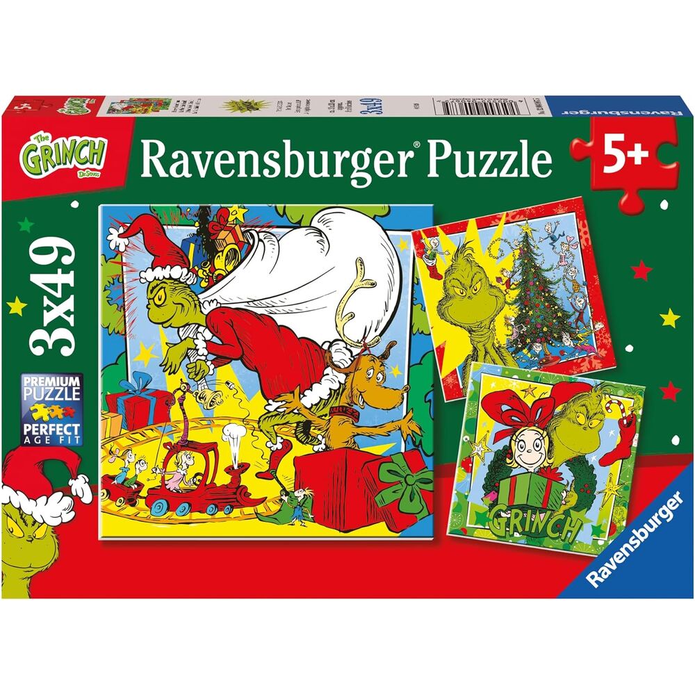 Puzzle The Grinch 3x49pcs