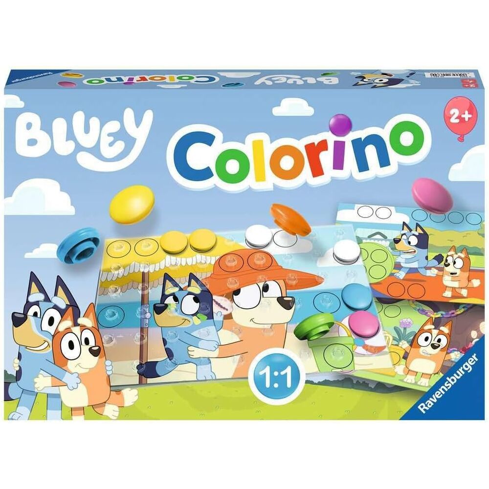 Jogo com peças Colorido Bluey