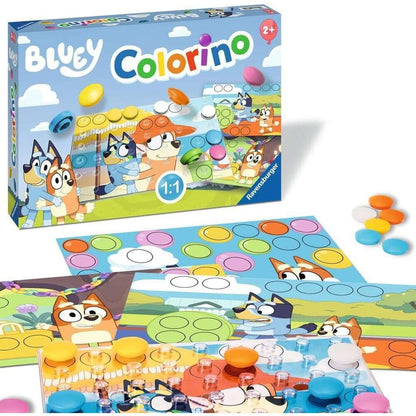 Jogo com peças Colorido Bluey