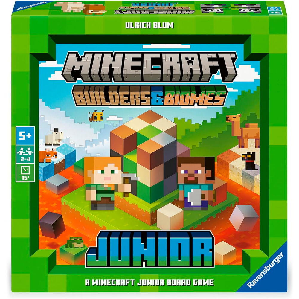 Jogo de Mesa Builders Biomes Junior Minecraft