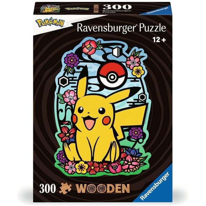Puzzle Madeira Pikachu Pokemon 300pcs