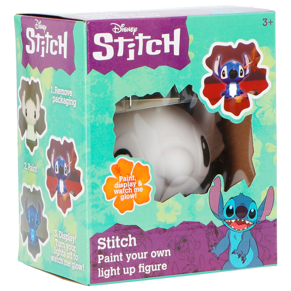 Candeeiro 3D para Pintar Stitch Disney