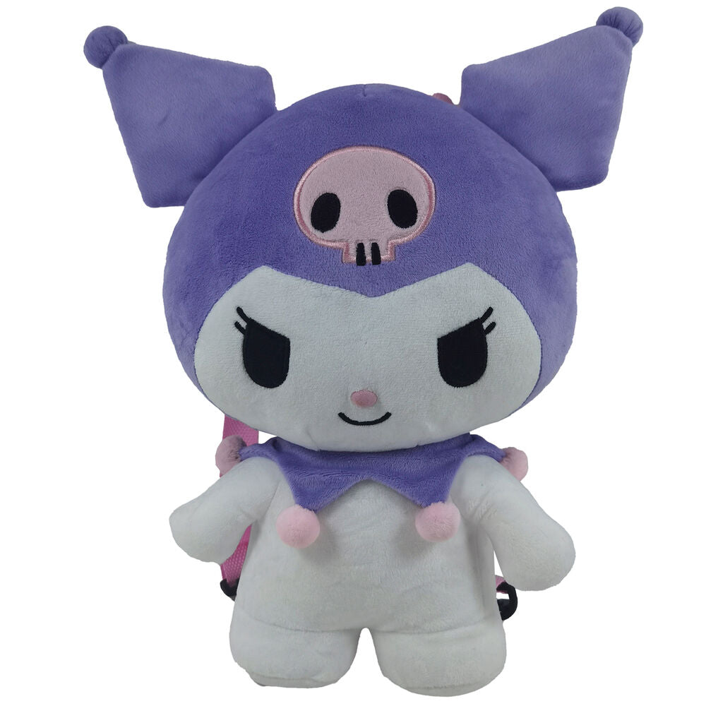 Mochila Creche 3D Kuromi Hello Kitty