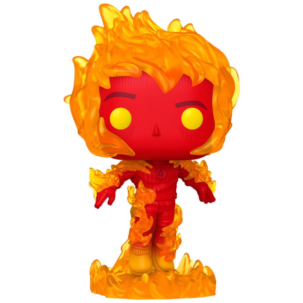 Figura POP Marvel Los 4 Fantasticos Antorcha Humana