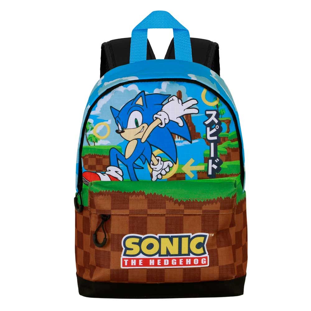 Mochila Escolar Média Greenhill Sonic the Hedgehog 35cm