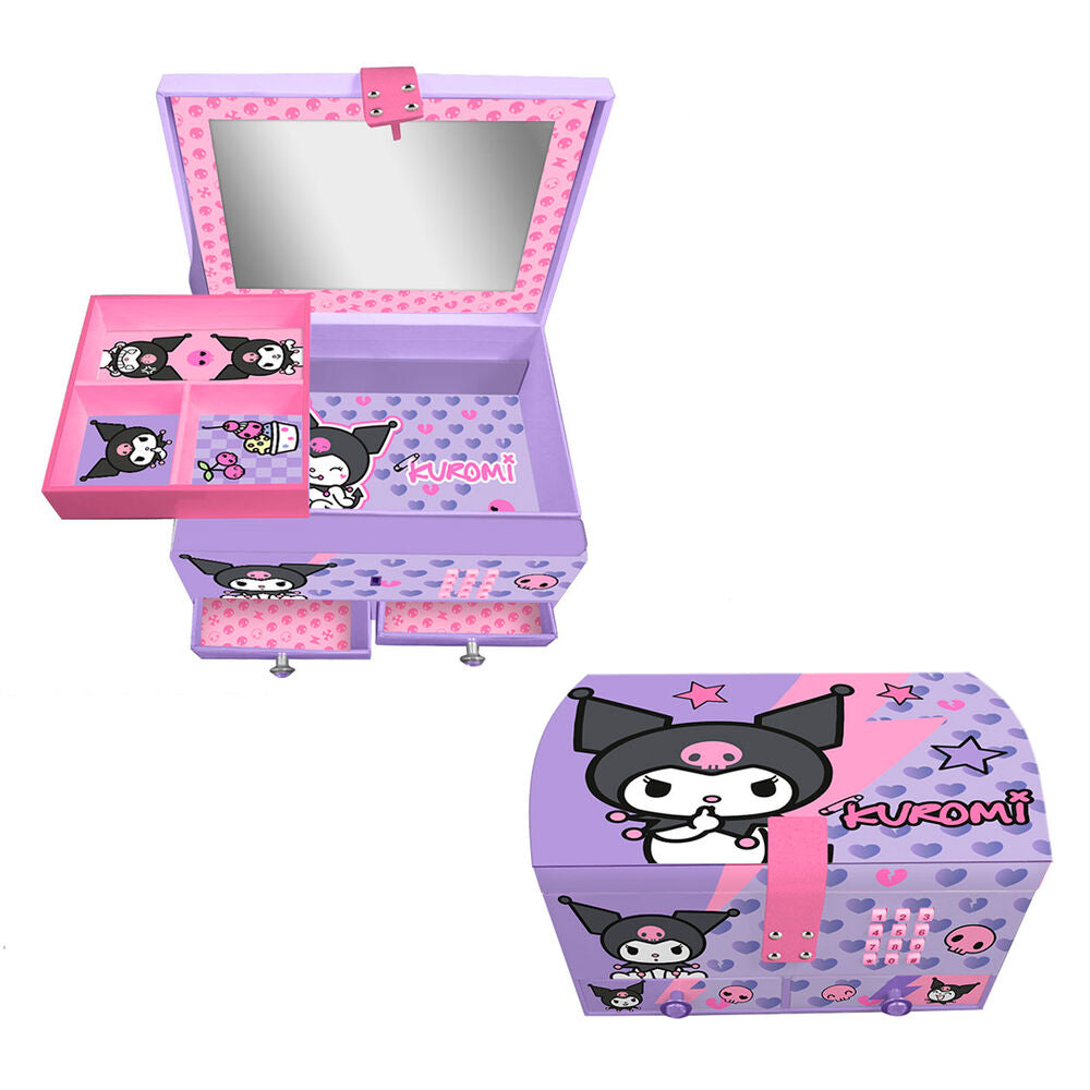 Guarda-Jóias com Som Kuromi Hello Kitty
