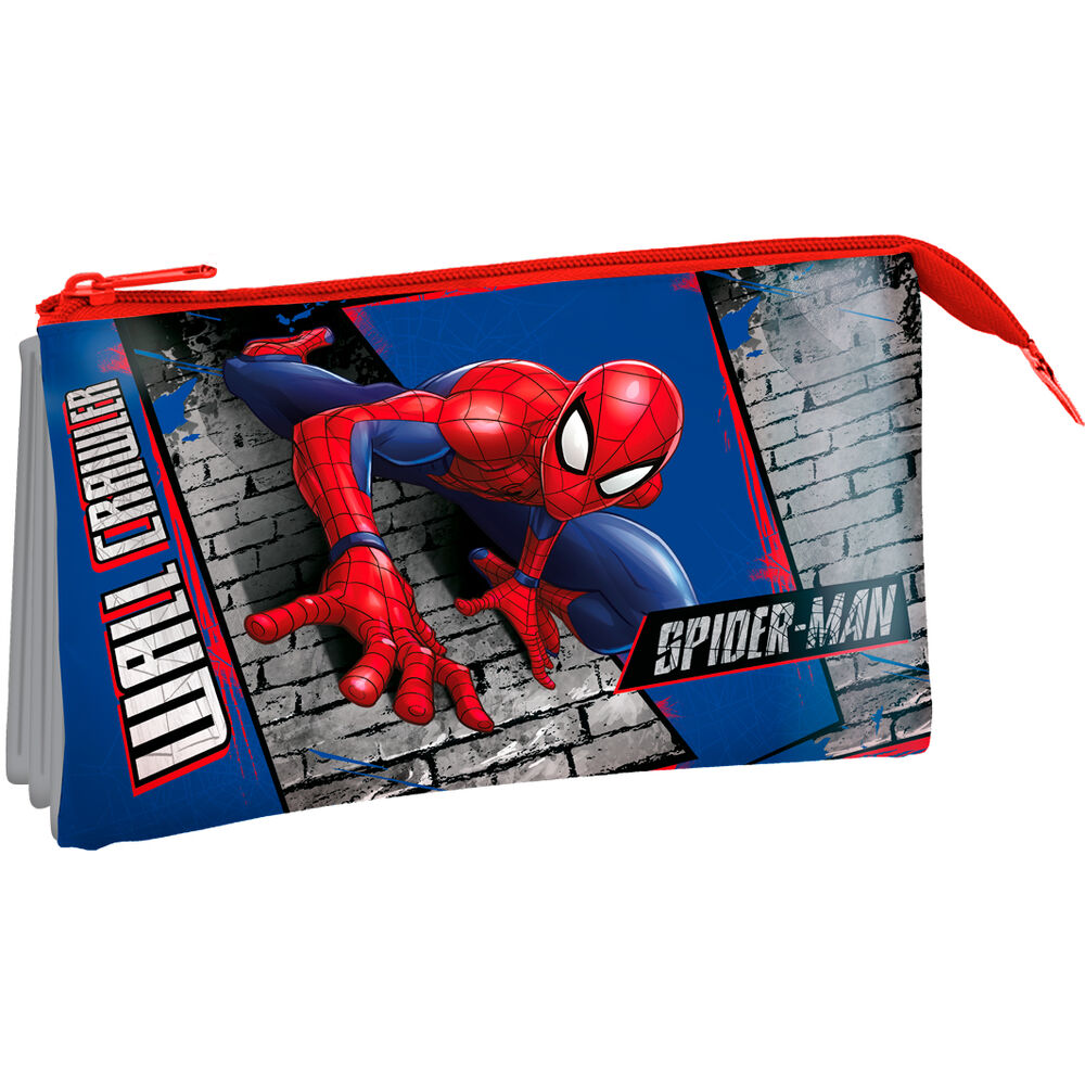 Estojo Triplo Spiderman Marvel