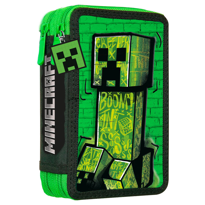 Estojo Duplo Minecraft