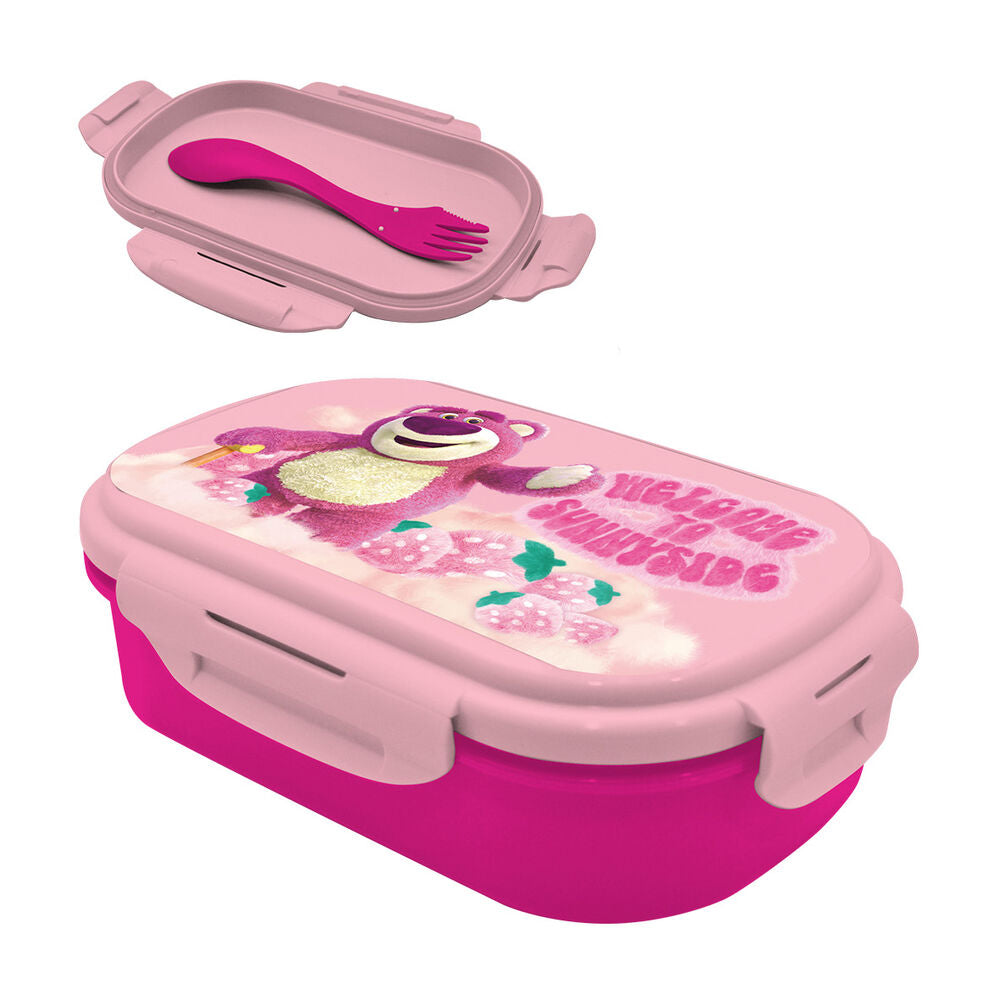 Sanduicheira + Talheres Lotso Toy Story Disney Pixar