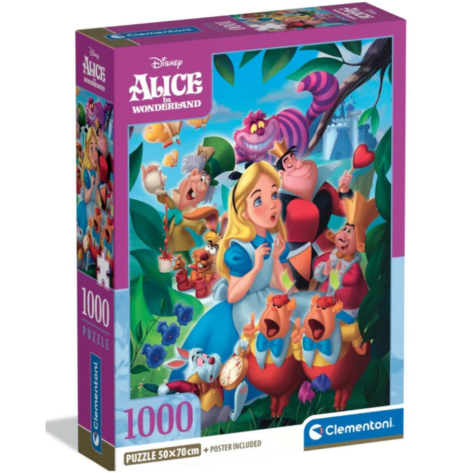 Puzzle Alice no Pais das Maravilhas Disney 1000pcs