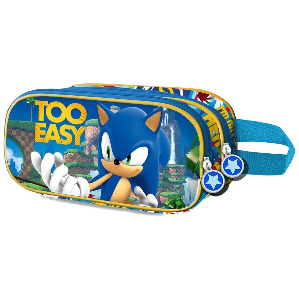 Estojo Duplo 3D Easy Sonic the Hedgehog