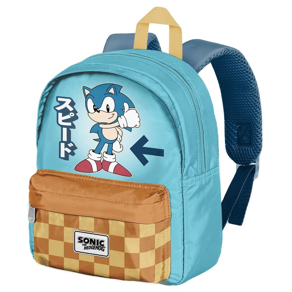 Mochila Creche Sonic the Hedgehog 27cm